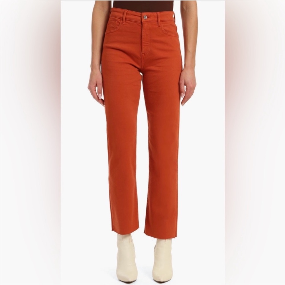 Mavi Women's Orange‎ Barcelona High Rise Wide Leg Jeans Size 25/29
